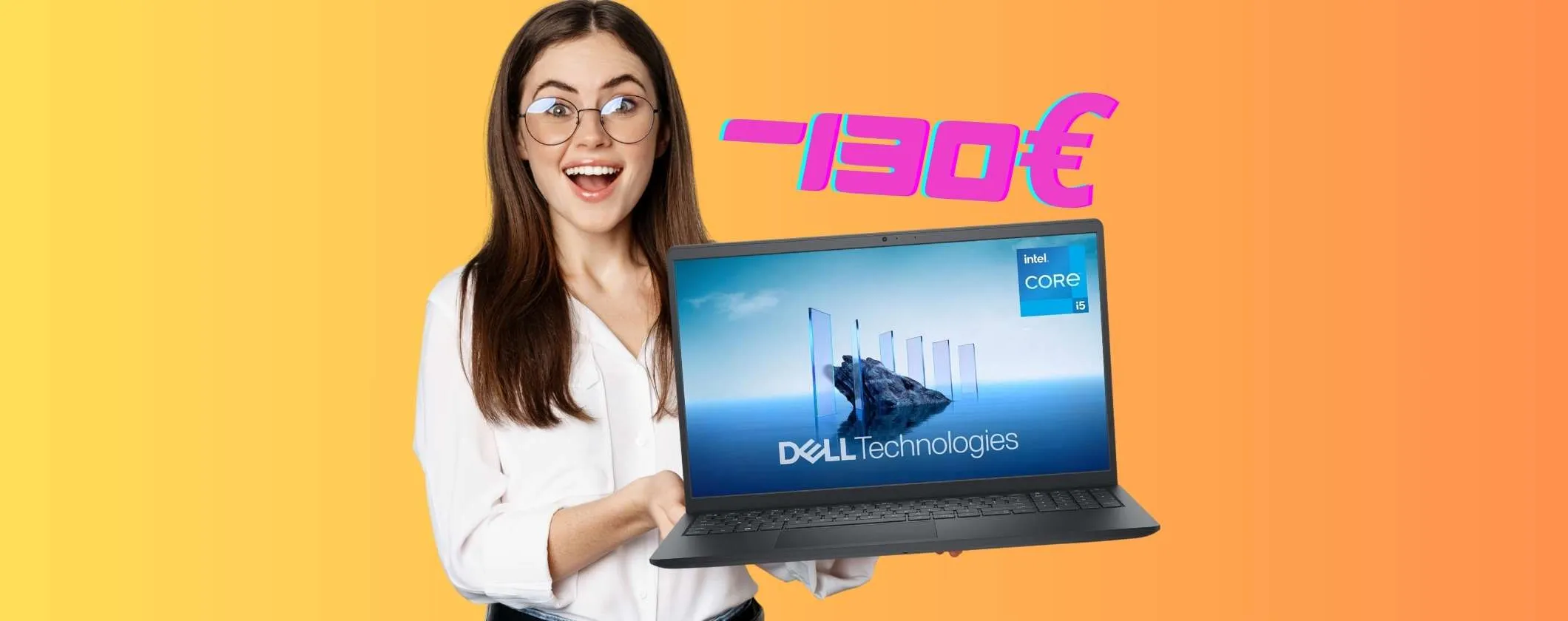 Dell 15 con Intlel Core i5 (16/512GB) e Windows 11 oggi a un prezzo shock