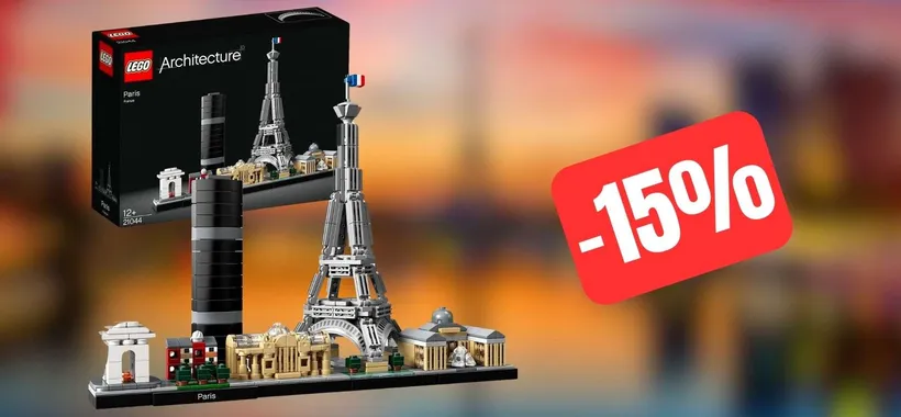 Porta i monumenti di Parigi a casa tua con questo set LEGO in sconto