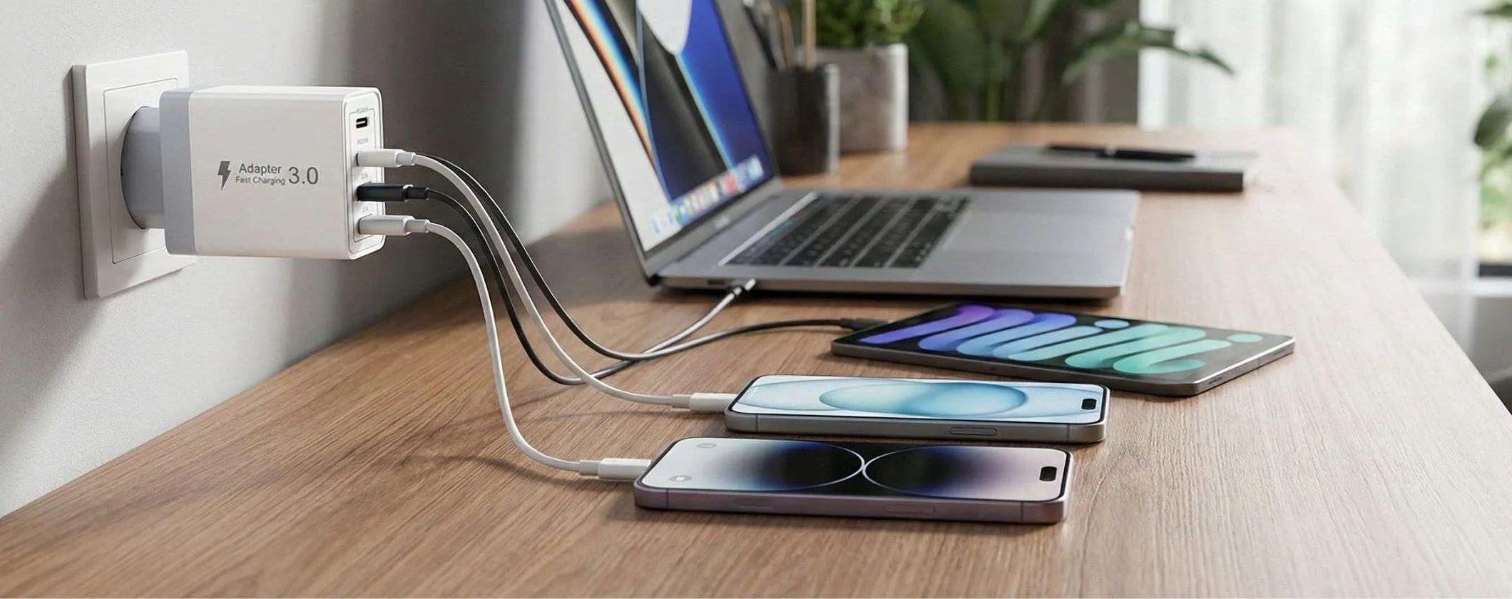 A 9,99€, questo caricatore USB da muro 40W con 4 porte è da avere