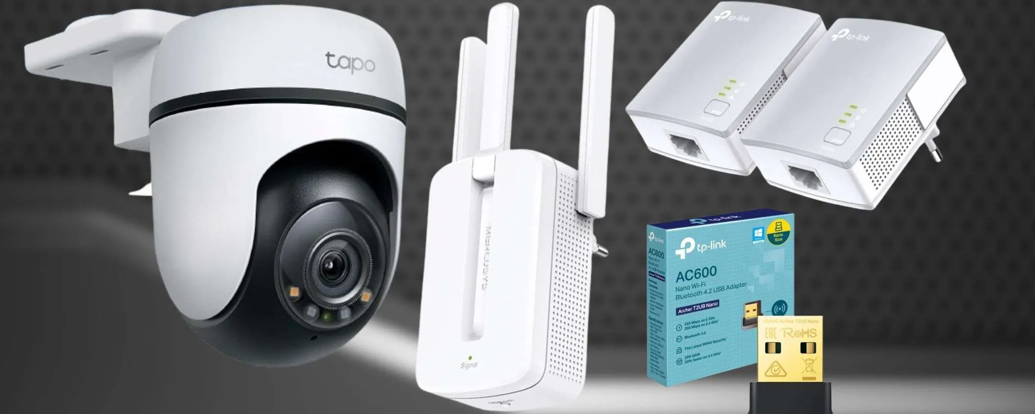 TP-Link STRAGE di prezzi alla Tech Week di Amazon: tutto da 9,99€ a 39,99€
