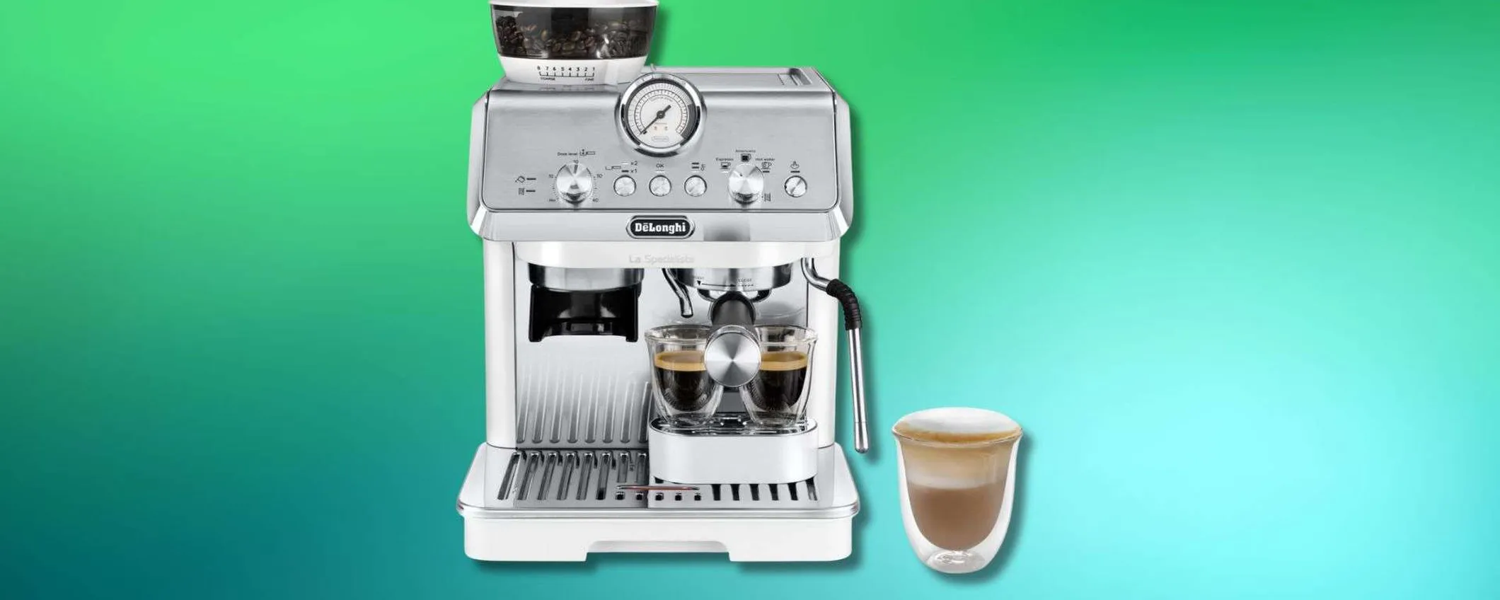 Macchine Caffé, Amazon svende tutto: De'Longhi, Krups e Moulinex scontate fino al 30%