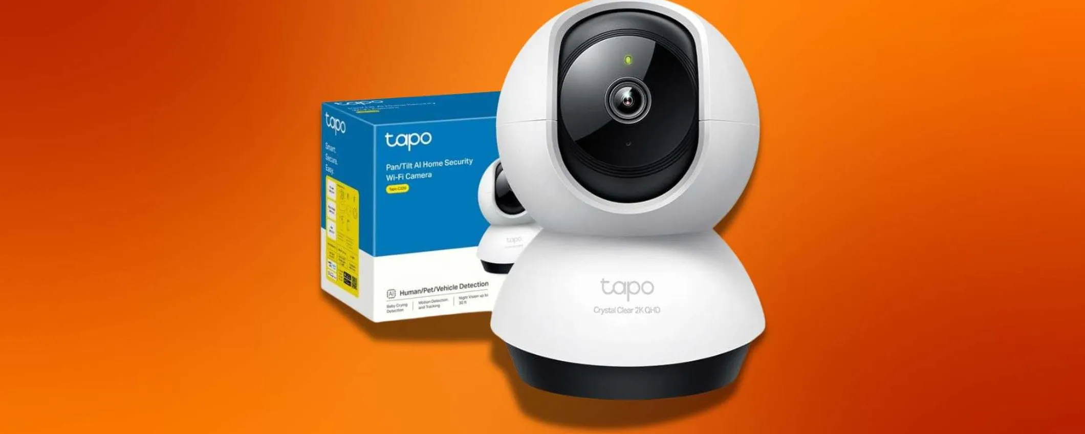Tapo C220: la telecamera smart 2K con AI in offerta a meno di 25 euro