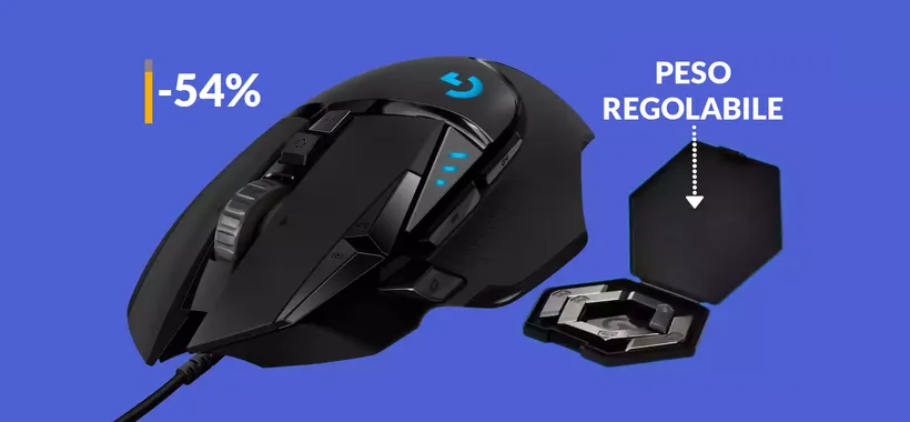 Mouse Logitech da gaming a meno di METÀ PREZZO: solo 42€