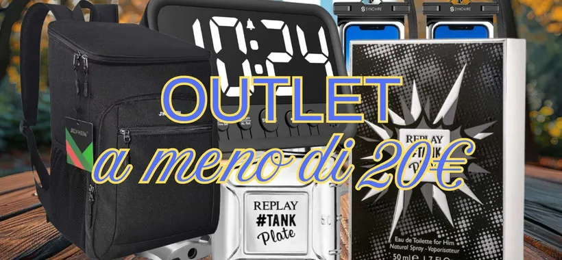 L'outlet di Amazon è BOLLENTE: una valanga di occasioni da 5€ a meno di 20€