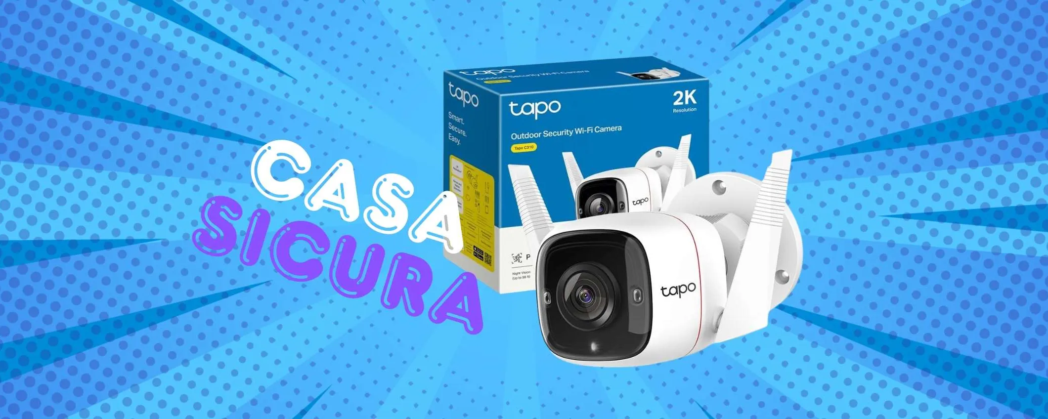 TP-Link Tapo C310: la telecamera WiFi definitiva per la sicurezza che costa poco
