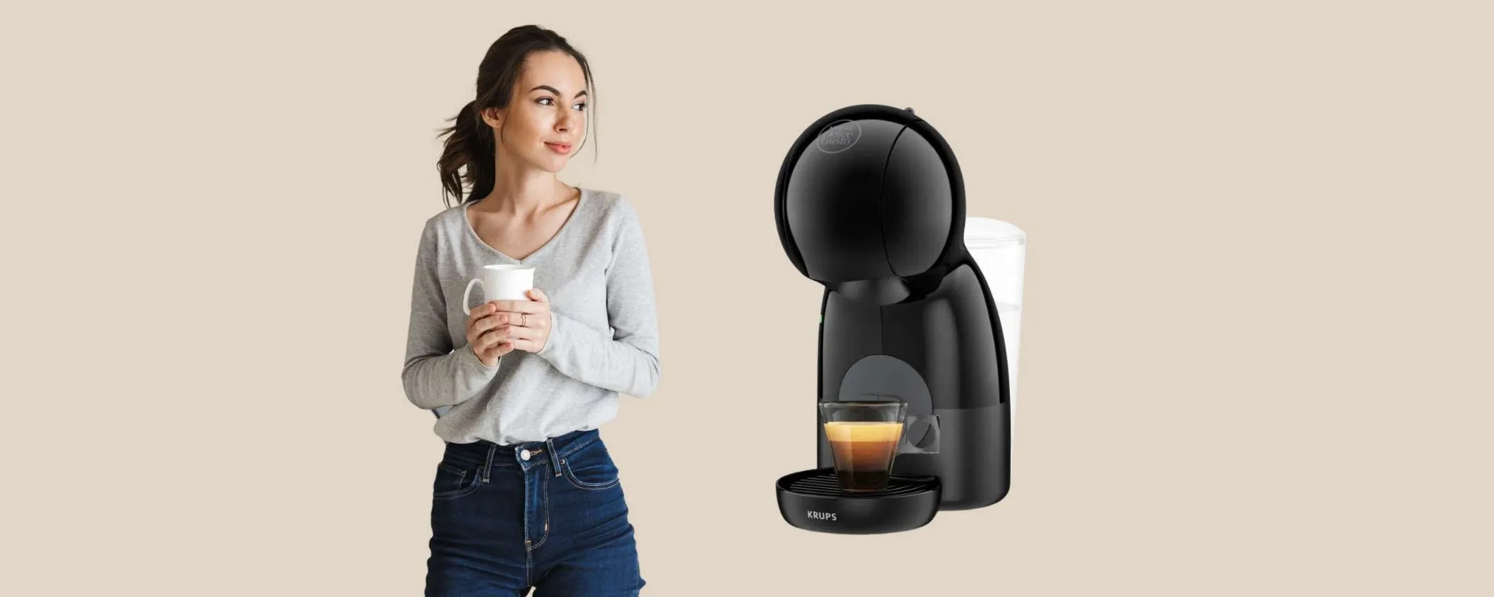 De’Longhi Piccolo Xs: macchina per caffè espresso con pompa da 15 Bar (-28%)