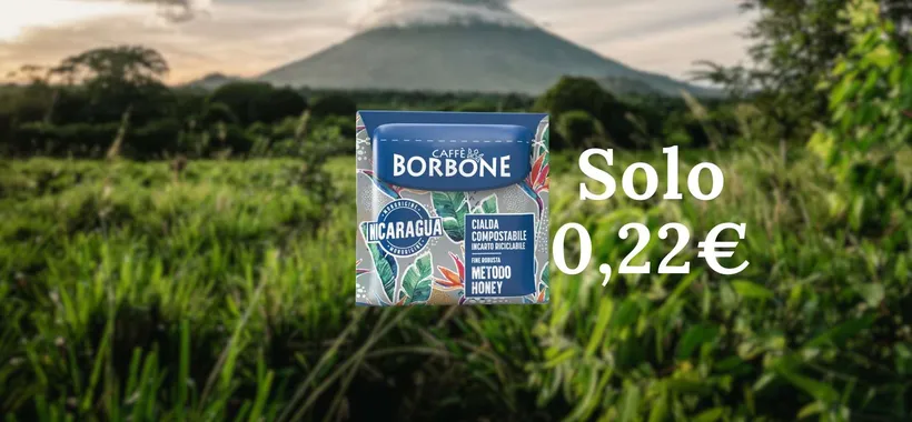 Cialde Caffè Borbone Nicaragua: espresso di LUSSO a soli 0,22€