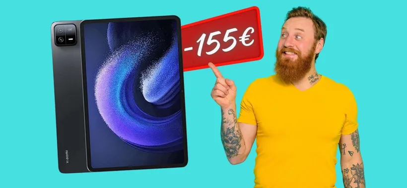 Xiaomi Tablet Pad 6 (6/128GB) da 11" con Snapdragon 870 a 155€ in MENO