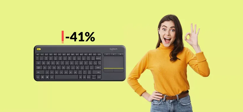 Tastiera Logitech MULTI dispositivo: la usi anche con la TV (34€)