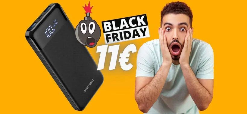 Power Bank sottile e leggero con 3 ingressi a 11€, che BOMBA