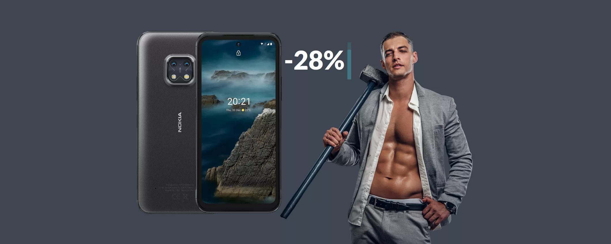 Nokia XR20 5G: prova a distruggerlo, NON ci riuscirai (-142€)