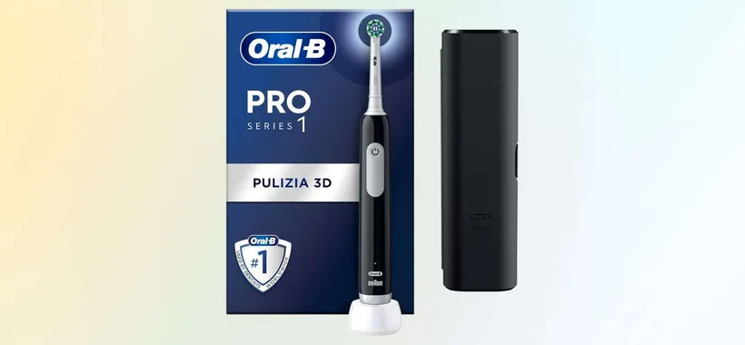 Spazzolino elettrico Oral-B con accessori di ricambio in SUPER SCONTO per il Cyber Monday (-40%)