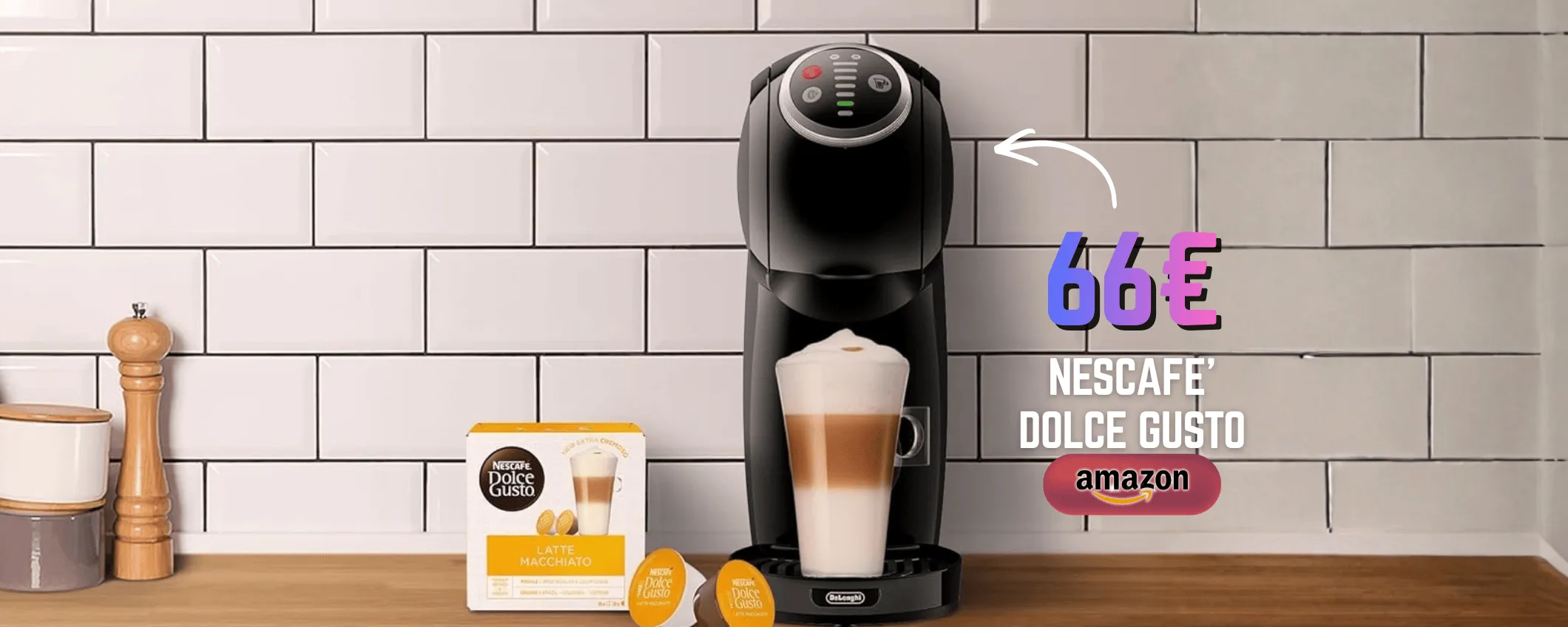 Prezzo in picchiata: Nescafé Dolce Gusto al -43% su Amazon