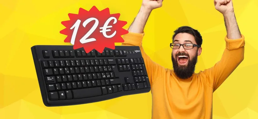 OFFERTA PAZZESCA su Amazon per la tastiera Logitech K120 ora a 12€