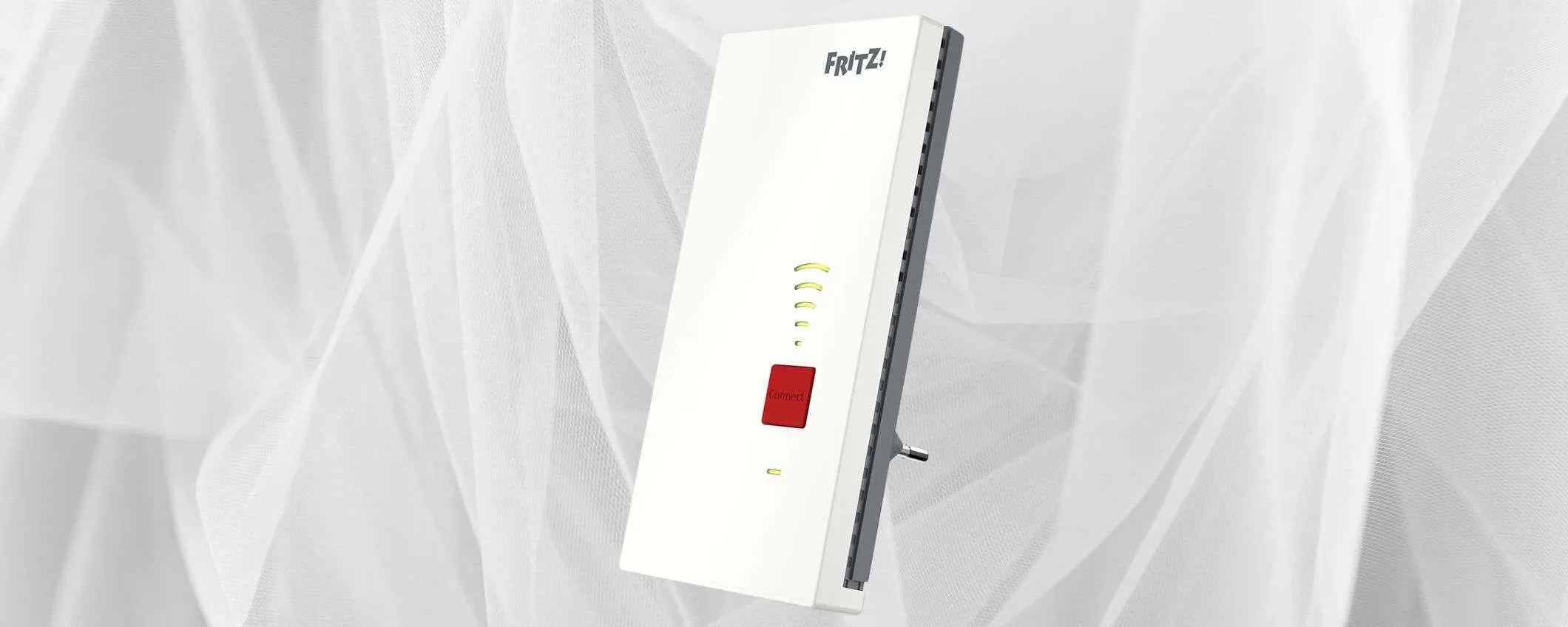 FRITZ!Repeater 2700 ufficiale: Wi-Fi 7 fino a 6,5 Gbit/s e porta 2,5 Gigabit per estendere la rete di casa