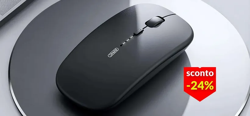 Mouse Bluetooth elegante e silenzioso: appena 11€ con questa offerta Amazon