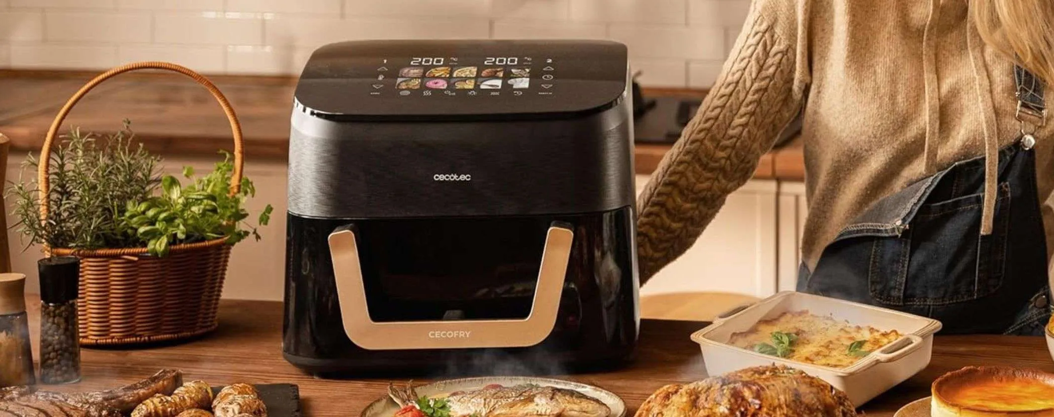 Cecotec Cecofry Smokin' 11000 Plus a 70,90€: friggitrice ad aria sbalorditiva