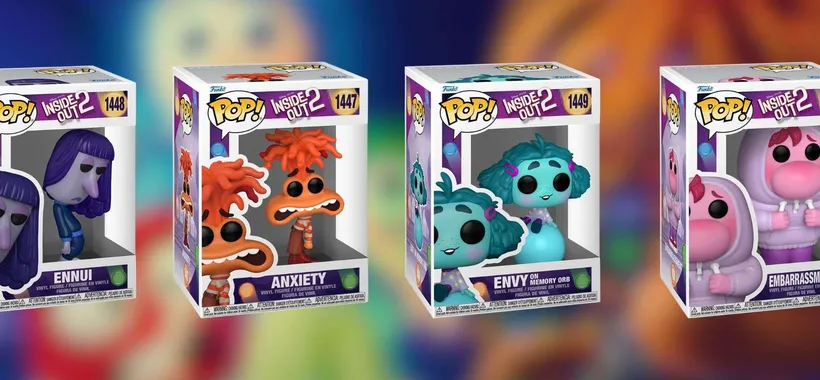 Inside Out 2: i Funko POP! di Ansia, Noia, Invidia e Imbarazzo sono su Amazon