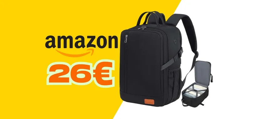 Niente più costi esagerati per il bagaglio Ryanair con questo zaino a 26€