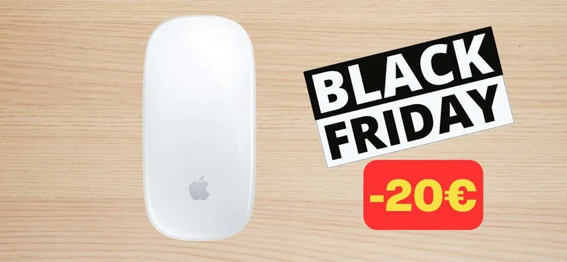 Black Friday: fatti un regalo, Apple Magic Mouse è in sconto di 20 euro
