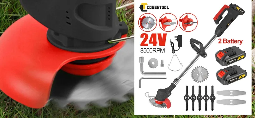 Decespugliatore con 2 batterie e accessori a prezzo BOMBA su eBay (64€)