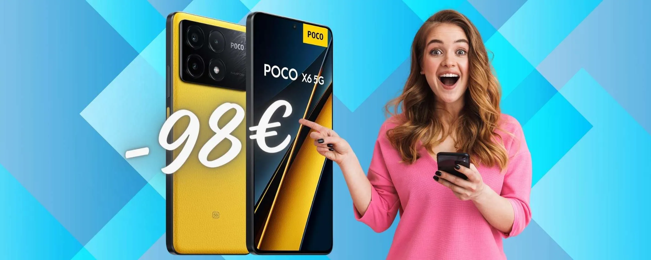 Xiaomi POCO X6 Pro con il CODICE SEGRETO su eBay a 98€ in MENO