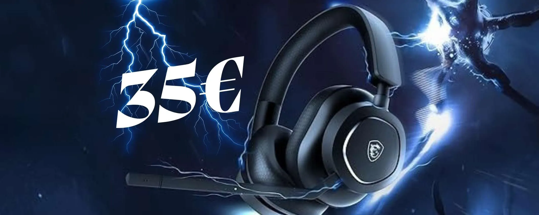 Solo 35€ per le straordinarie cuffie da gaming MSI MAESTRO 300