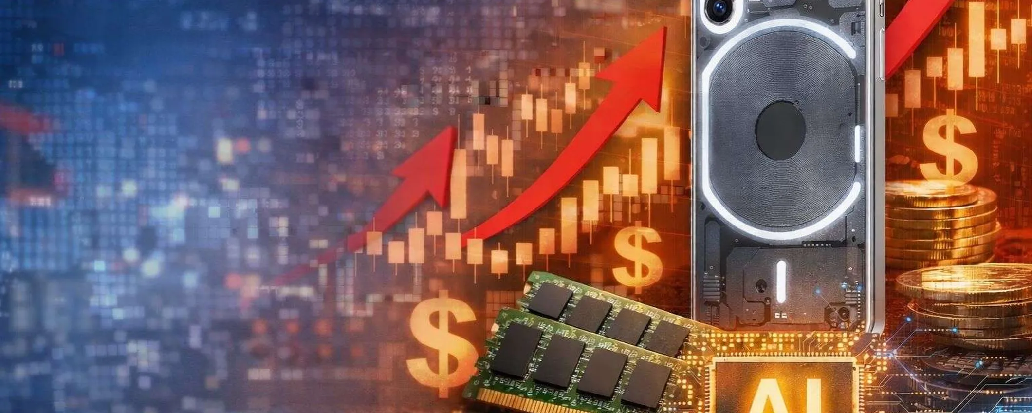 Nothing avverte: nel 2026 gli smartphone costeranno di più (e il motivo è l’IA)
