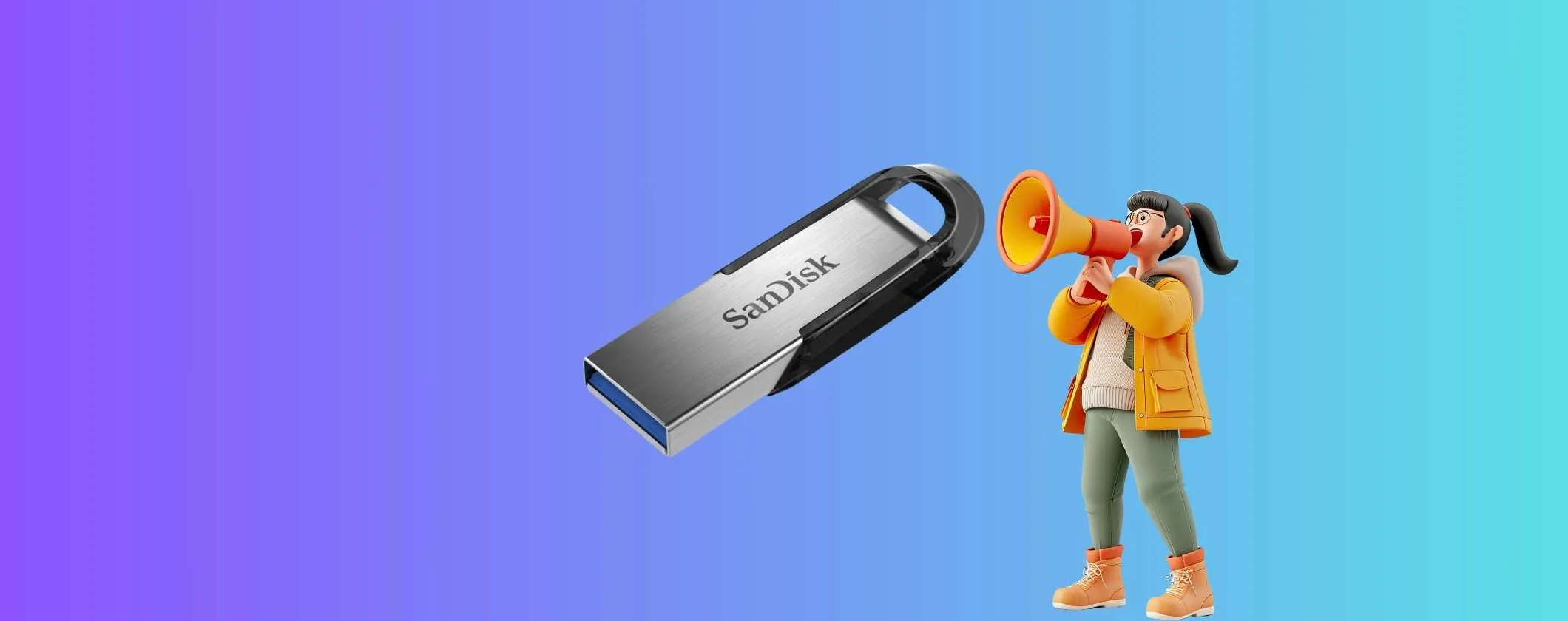 Pen Drive SanDisk 64GB: PREZZO FOLLE per la versione metallo