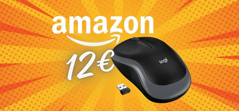 Logitech M185: il mouse wireless di QUALITÀ più ECONOMICO (12€)