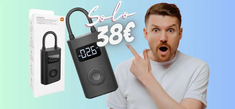 Compressore portatile by Xiaomi: che SPETTACOLO, tuo a soli 38€