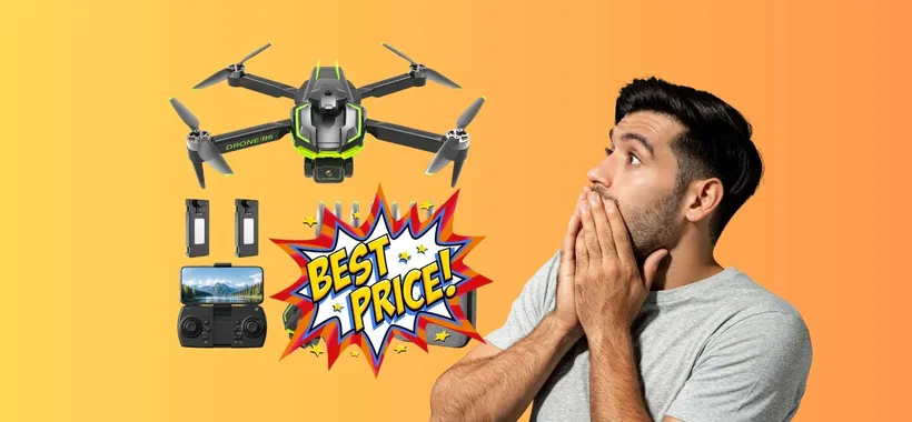 Drone con telecamera scontato al 40%: divertimento assicurato a prezzo mini