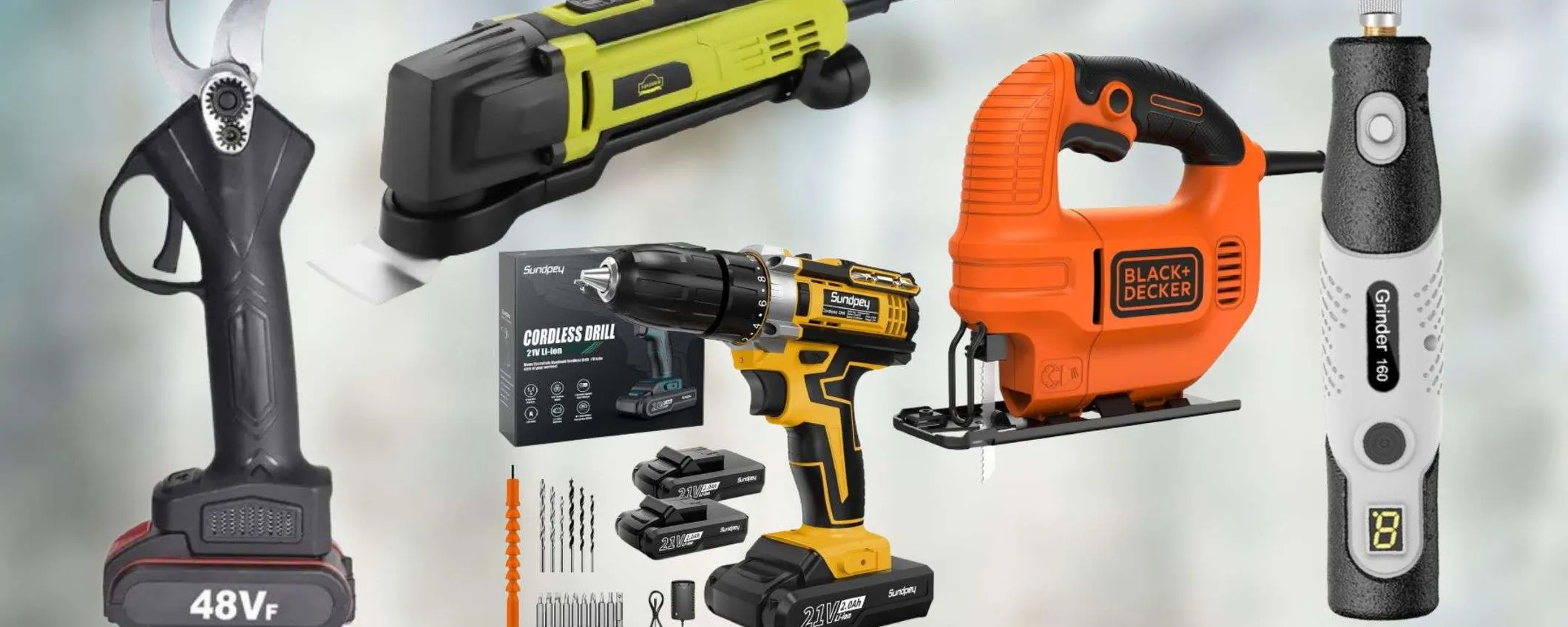 Utensili elettrici da 18€ a 45€: su Amazon i prezzi sono da BANCARELLA