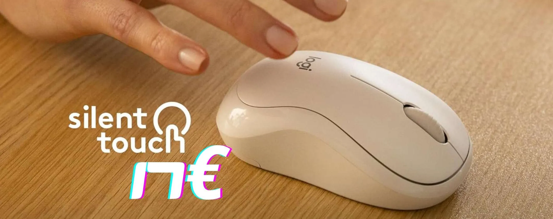 Logitech M240: un mouse wireless super compatto e silenzioso a soli 17€