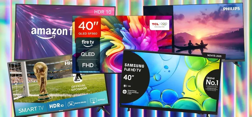 5 Smart TV da 40" a prezzi shock su Amazon: risparmio e qualità