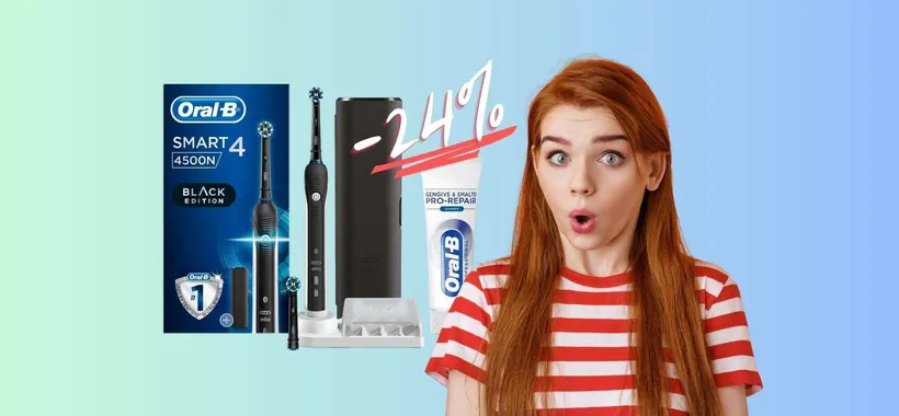 Oral-B Smart 4: lo spazzolino elettrico al suo MINIMO STORICO