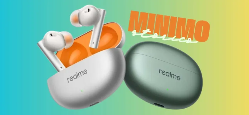 Realme Buds Air 6: auricolari wireless eleganti con audio premium (-34%)