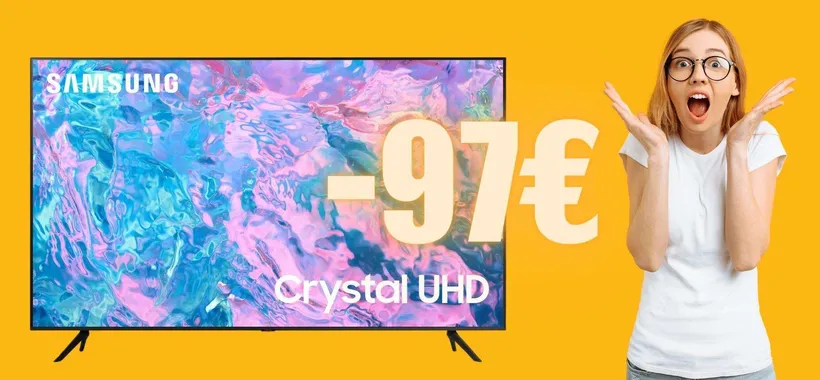 Samsung Crystal UHD 4K da 43 pollici a PREZZO SHOCK su eBay