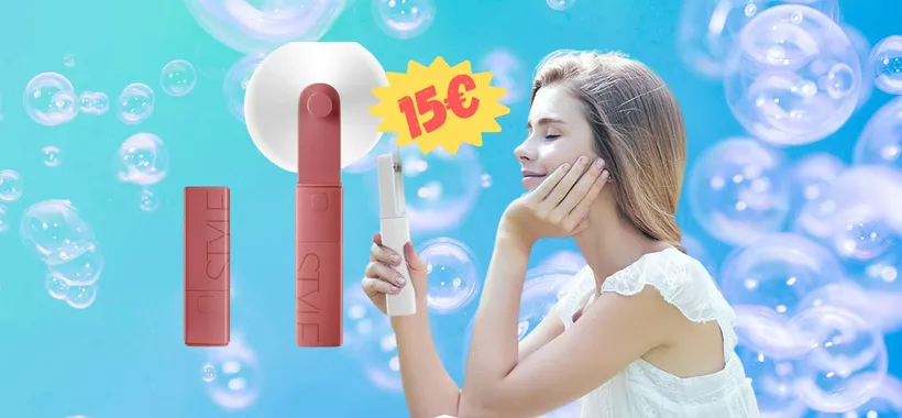 Ventilatore tascabile con ricarica USB e ADDIO CALDO con 15€