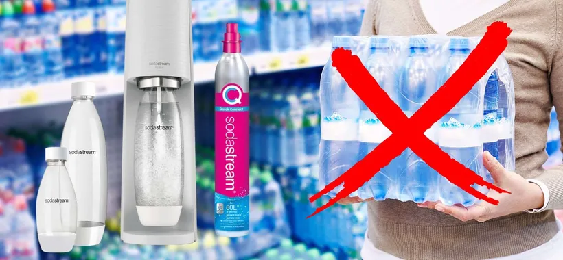 Sodastream FINALMENTE in sconto acqua gasata in un secondo e NIENTE plastica