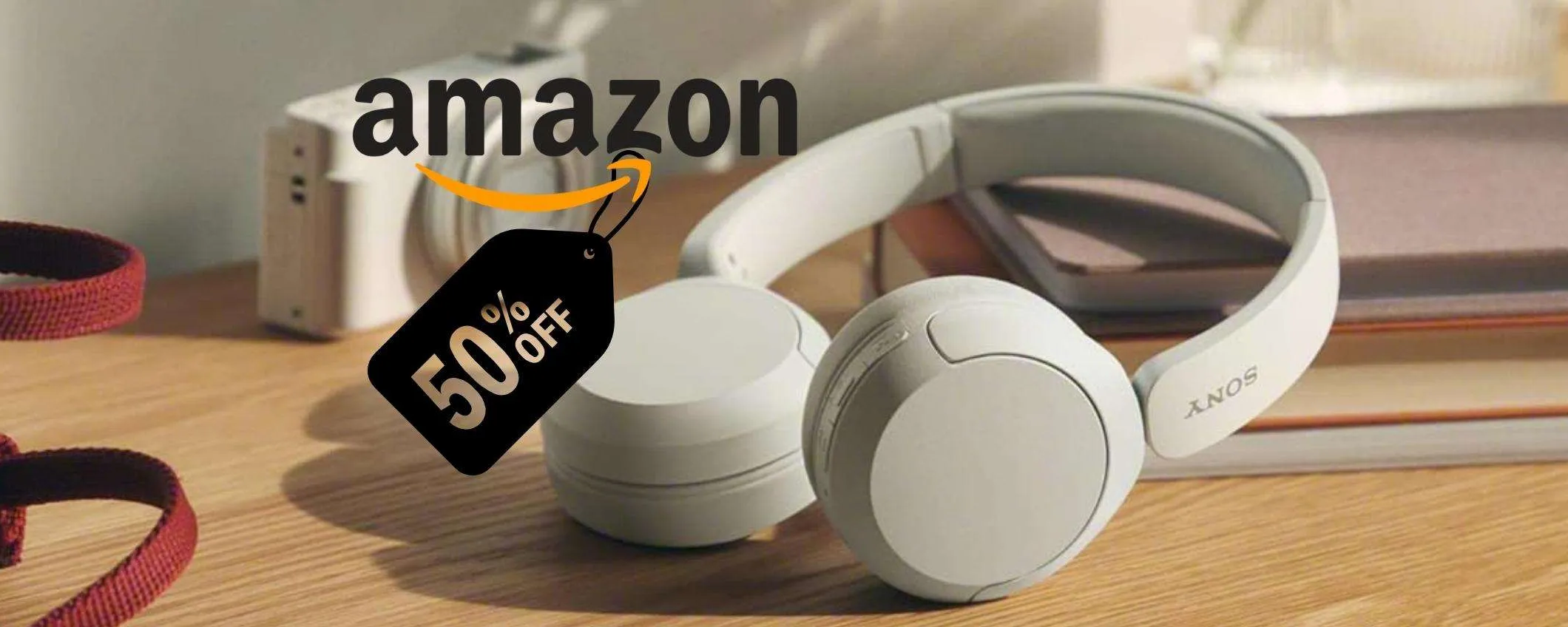 Sony WH-CH520: connessione multipoint e 50h di autonomia (34€)