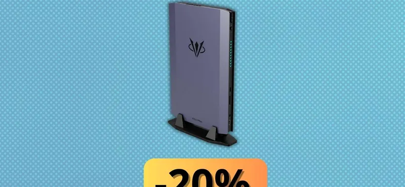 Risparmia il 20% sull'AtomMan G7 Ti: il super Mini PC da gaming con RTX 4070 e 32GB di RAM