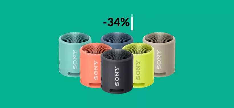 Cassa Bluetooth Sony: musica PAZZESCA anche in doccia (39€)