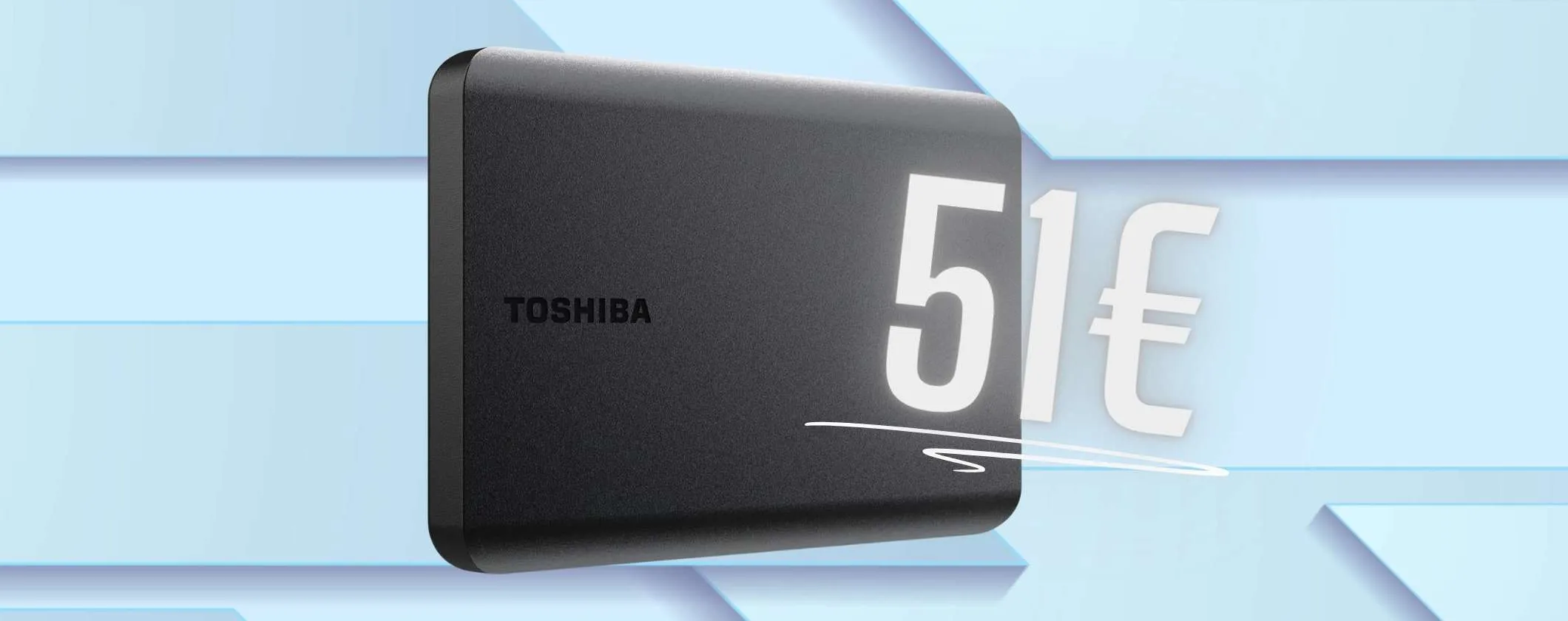 Hard Disk Esterno Toshiba Canvio Basics da 1TB: qualità prezzo imbattibile