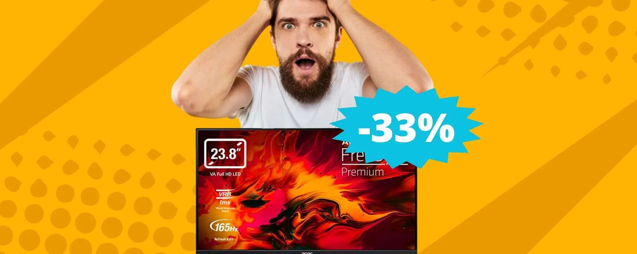 Acer Nitro: il monitor da gaming definitivo, in super sconto