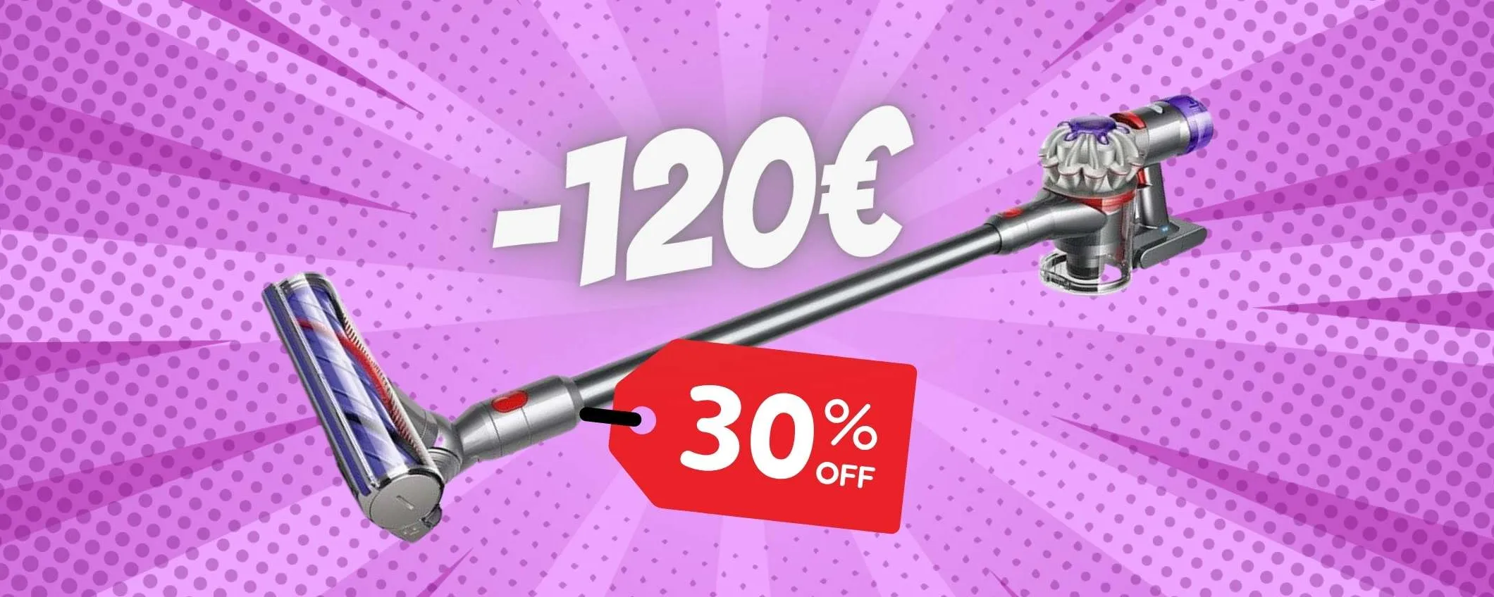 Dyson V8 su eBay a 120€ in MENO: da prendere al VOLO (-30%)