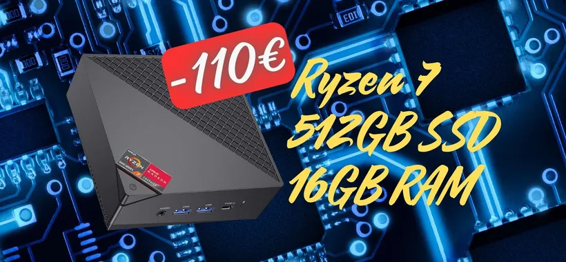 SCONTO ASSURDO di 110€ su Amazon per un Mini PC con Ryzen 7