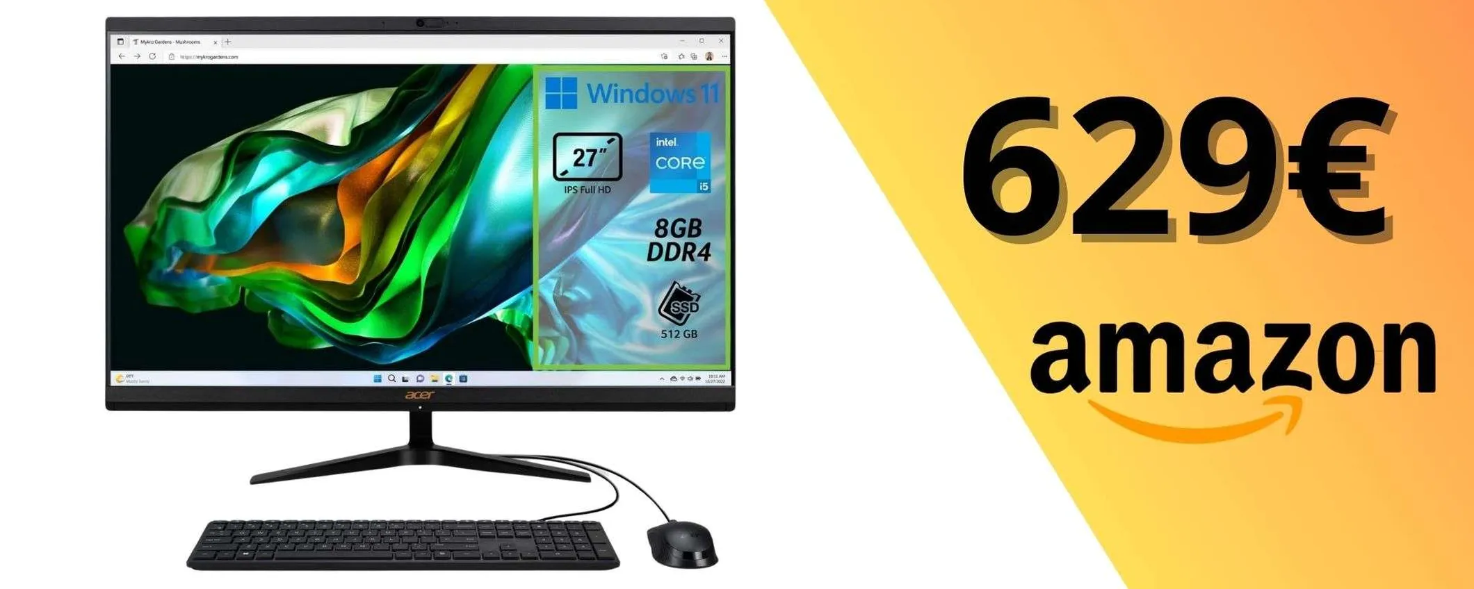 Acer Aspire: il PC All in One che rivoluziona il tuo ufficio a 629€
