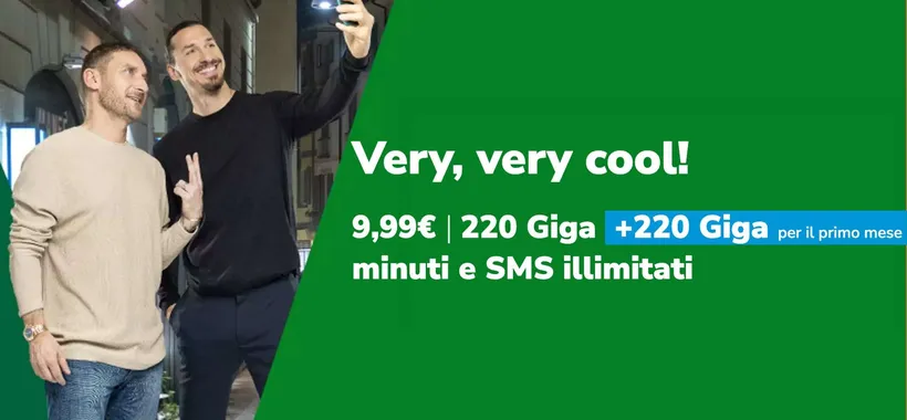 Very: ora disponibile con 440 Giga a 9,99€ mensili