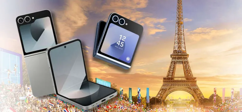 Il telefono delle Olimpiadi 2024, Samsung Galaxy Z Flip6 in promo